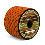 CORDAMARKET 10 mm touw, volwassenen, uniseks, neon oranje, 25 m