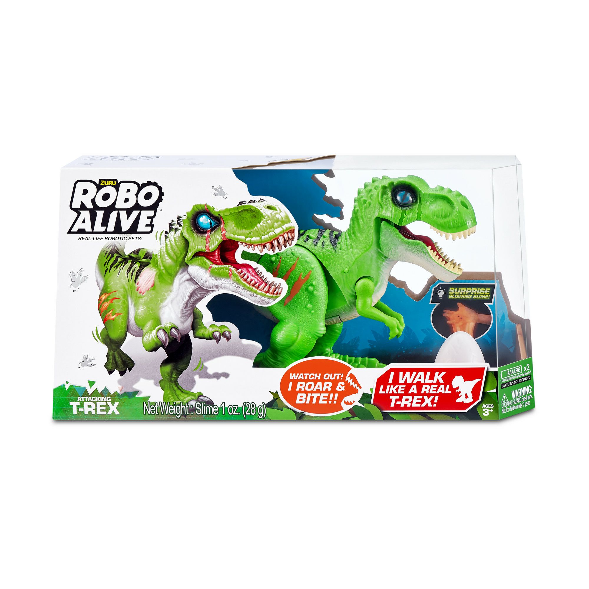 ZURU Robo Alive Attacking T-Rex Series 2 Dinosaur Toy