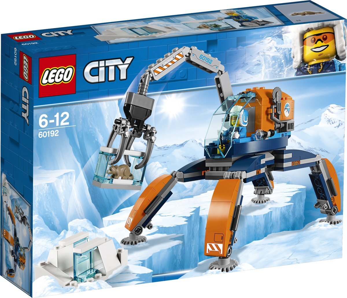 lego City Arctic Poolijscrawler - 60192 Ontdek allerlei coole dingen met de poolijscrawler