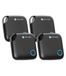 NOVOO Smart Tag met Apple Find My (alleen iOS), objectzoeker met alarm 80 dB, verwisselbare accu met kinderbeveiliging, tracker voor sleutels, portemonnee en bagage, 4 stuks
