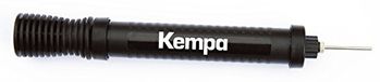 Kempa Compacte tweeweg-balpomp voor handbal, voetbal, basketbal etc., luchtpomp met dubbele actie, dubbele slagpomp, incl. ventielnaald, 200180001, zwart