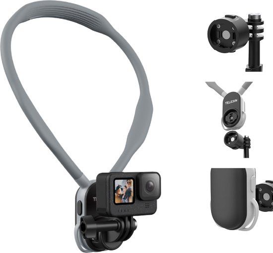 Telesin Quick-Release Nek Mount voor action camera