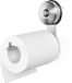 JOMOLA Toiletrolhouder met zuignap - RVS - Zilver