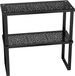 Unyqoos® Set de 2 organisateurs de cuisine empilables en métal