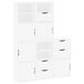 vidaXL - Table d'appoint - 5 - pcs - ODDA - 40x24x79 - cm - pin massif - blanc