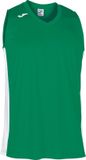 Joma Cancha III Basketbalshirt Heren - Groen / Wit | Maat: L