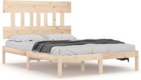 vidaXL Bedframe massief hout 120x190 cm