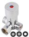 Merkloos Thermostatische Mengkraan - Verdikte Messing Klep - G1/2 Schroefdraad - Warm/Koud Water Mengverhouding - Eenvoudige Installatie - Terugstroombeveiliging
