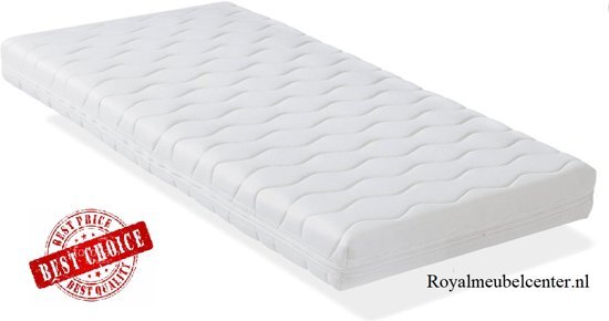 Royalmeubelcenter.nl Baby matras 60x120x10 cm Wasbare hoes wit