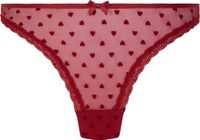 Hunkemöller Dames Lingerie String Phoebe - Rood - maat S