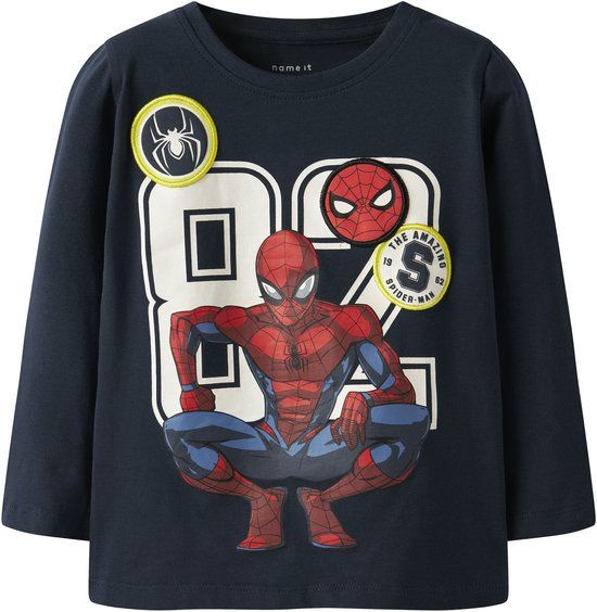 Name it Top met lange mouwen Spiderman Navy Blazer 110