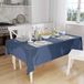 Bonamaison Tafelkleed, Anti-Mold, Sneldrogend, Waterdicht, 100% Polyester Tafellaken, Blauw, 140 x 160 Cm