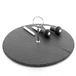 Bench Kaasplank Leisteen - rond - met accessoires