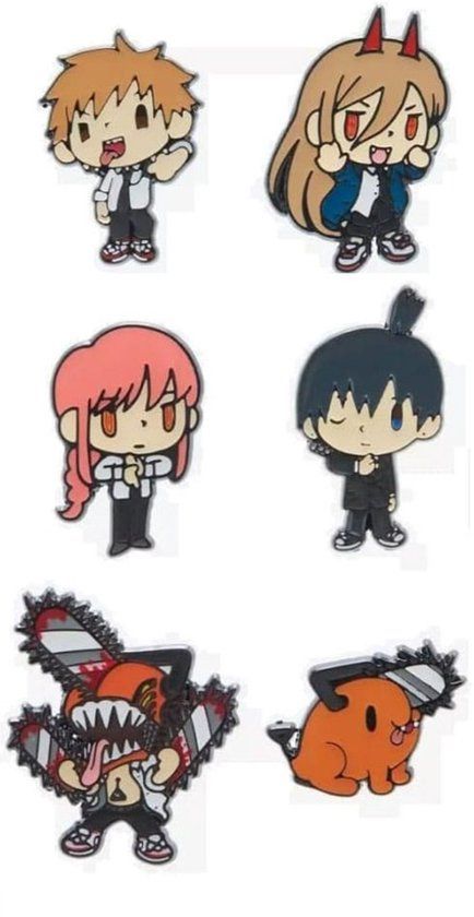 Loungefly Chainsaw Man - Enamel Pin Blind Box Multi Char Chibi (1 pcs)
