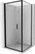 Mexen Exo cabine de douche pliable 100 x 100 cm, transparent, noir