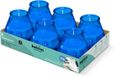Bolsius - Twilight - Kaars in glas - Patio - Blauw - Tray 6 - 70 branduren