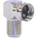 Macab Adapter met rechte hoek - F-connector female naar F-connector male