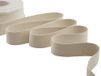 Furlanis - Dubbel satijn lint voor decoraties, cadeaupakketten, gastgeschenken - beige, 25 mm x 20 m
