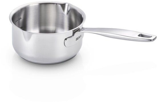 Beka Maestro Steelpan RVS met 2 giettuiten Ø 14 cm / 1 liter