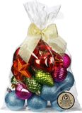 Inge-glas Inge Christmas Kerstballen/Ornamenten 30x - Kunststof - Gekleurd