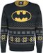 Batman Cotton Division Batman Logo Heren Christmas jumper - zwart - M