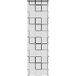 Prolenta Maison Exclusive - Rideau de douche avec caisse intégrée, dimensions 70x240 cm, largeur du tissu : 66 cm