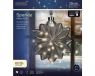 Lumineo microled bloem 19cm grijs/warm wit