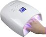 Merkloos / Sans marque Holland Connections Nagellamp, oplaadbare, draadloze gellamp, 48W, draadloze gelnagellamp, UV-LED, voor gelnagels met LCD-scherm