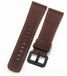 Jumadas Huawei Watch GT 42 mm Smartwatch Armband - Donkerbruin met Zwarte Sluiting - Unisex