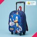 Merkloos Sonic 3D Rugzak met wielen voor kinderen - Blauw