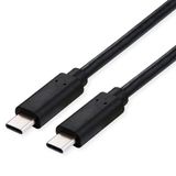ROLINE 11.02.9086-10 USB4 Gen 2x2 USB-C Kabel 2m Zwart