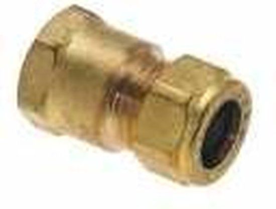 Bonfix knelkoppeling - Schroefbus - 1 x 28mm - Messing