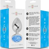 INTENSE ANAL TOYS Bouchon anal Métal Bleu Taille S