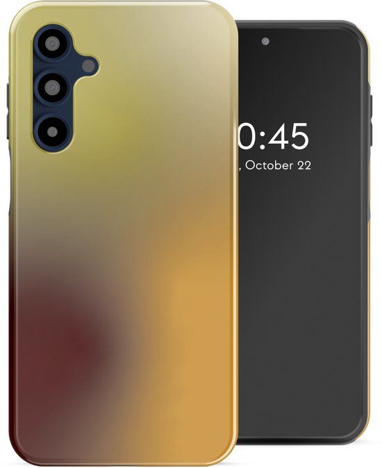 Selencia Hoesje - Geschikt voor Samsung Galaxy A16 (4G) / A16 (5G) - Backcover - Gradient Olive Dust