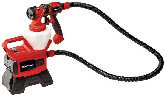 Einhell Accu Verfspuit TE-SY 18/90 Li Solo - Power X-Change - 18 V/Li-ion - Spuitcapaciteit: 1000 ml/min - Inhoudreservoir: 1200 ml - Max. viscositeit: 90 DIN-sec - Incl. 7-delige Accessoireset - Excl. accu en lader