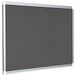Bi-Office Viltbord New Generation, prikbord met aluminium frame, 60 x 45 cm, grijs