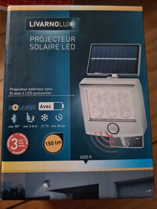 livarnolux Led Solarschijnwerper