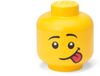 LEGO Opbergbox Iconic Hoofd Silly 16 cm, Geel