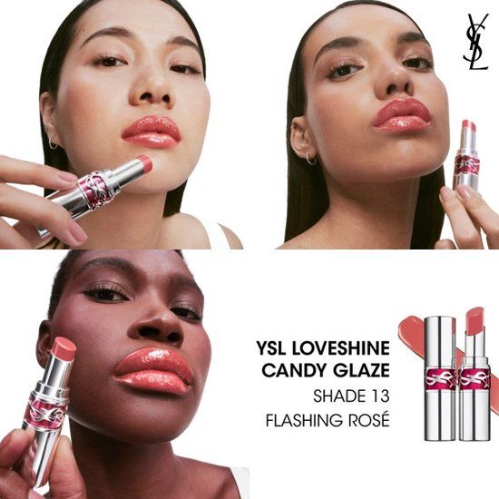 Yves Saint Laurent Rouge Volupté Candy Glaze Lipstick - 13 - 3.2gr