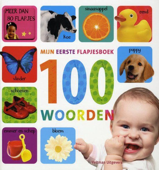 Mijn Veltman Uitgevers Mijn eerste flapjesboek 100 woorden