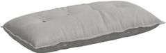 vidaXL Coussin de dossier Gris clair 100 x 50 cm Microfibre Tissu