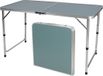 Sunnydays table de camping - aluminium - pliable - bleu
