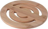 Sous-verres en bambou sans marque - Set de 4 - Rond 20 cm