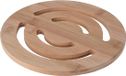 Sous-verres en bambou sans marque - Set de 4 - Rond 20 cm