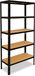 Shelfplaza BLACK metalen stellingkast - 180x120x45 cm - zwart - 5 planken