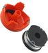 Bobine de coupe-bordure avec fil et capot - 2 pièces