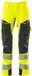 Mascot Accelerate Safe Pantalon de travail avec poches genoux hi-vis jaune/bleu marine C46/L32