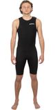 Gul Heren Response 3/2mm Flatlock Short John Wetsuit - Zwart - Easy Stretch
