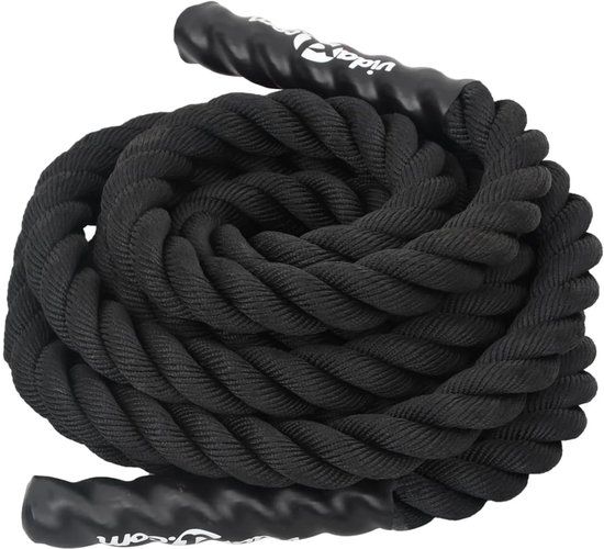 vidaXL Haba Trading B.V. Slagtouw 6 m 4,5 kg polyester zwart