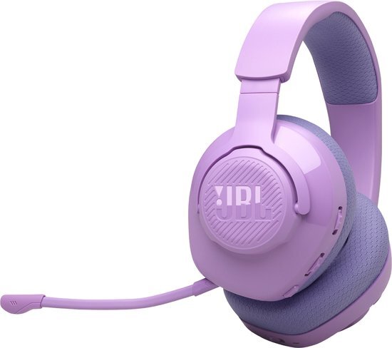 JBL Quantum 360 - Wireless Draadloze over-ear gaming-headset - met surround sound en afneembare microfoon - Paars